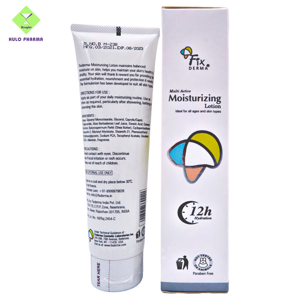 Kem Dưỡng Ẩm Cân Bằng PH Da Fixderma Multi-Active Moisturizing Lotion 150g