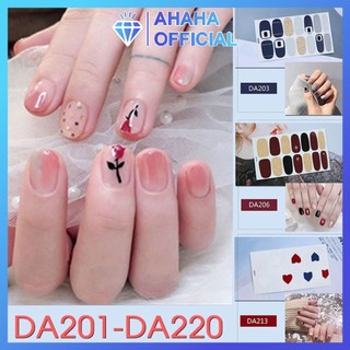 Nail Wraps Set Dán móng tay 14 miếng nhiều mẫu DA201-220