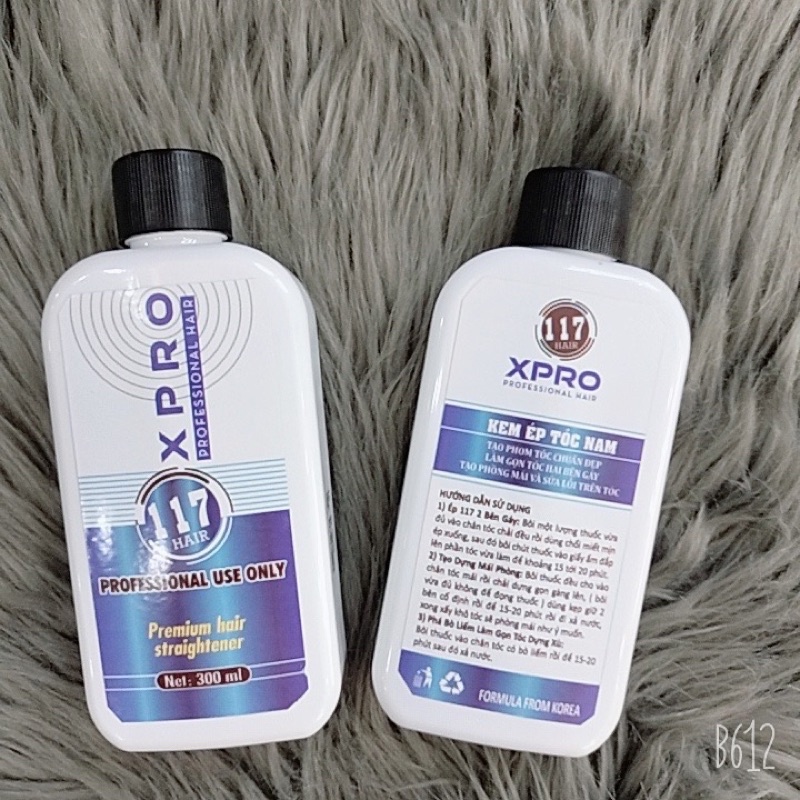 Kem ép tóc nam chuẩn đẹp 117 X.PRO không cần dùng nhiệt cực kỳ oan toàn