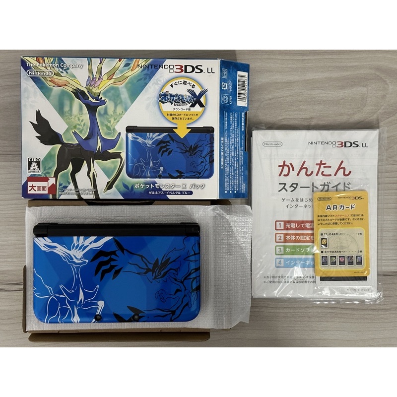 Máy chơi game Nintendo 3DS LL Pokemon X & Y Blue limited edition