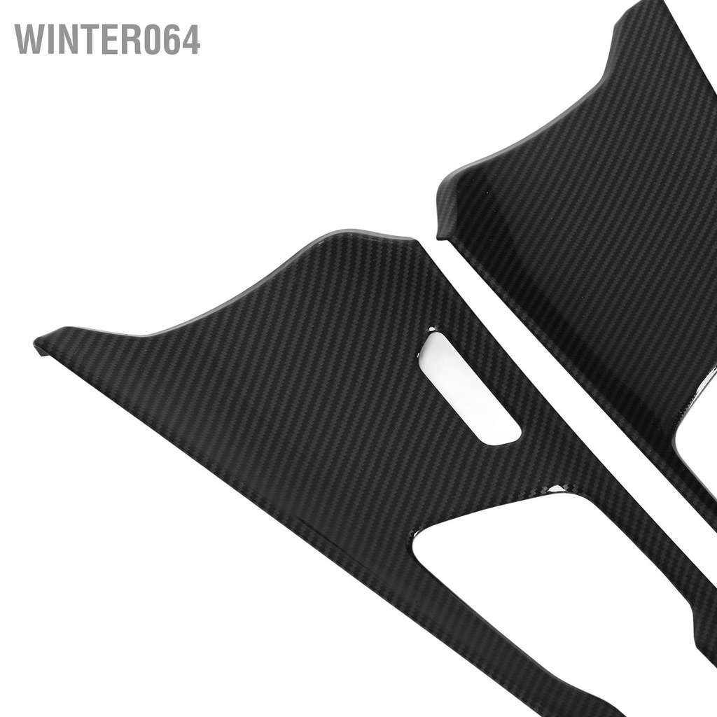 Bộ 5 Nội Thất Cửa Tay Cầm Bát Viền Sợi Carbon Trái Ổ Bao Da Thay Thế Cho Xe Kia Sportage NQ5 2022 Ở Trên Winter064