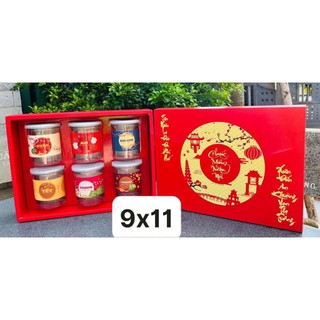 10 combo hộp đựng quà mứt & hạt tết chỉ 500k