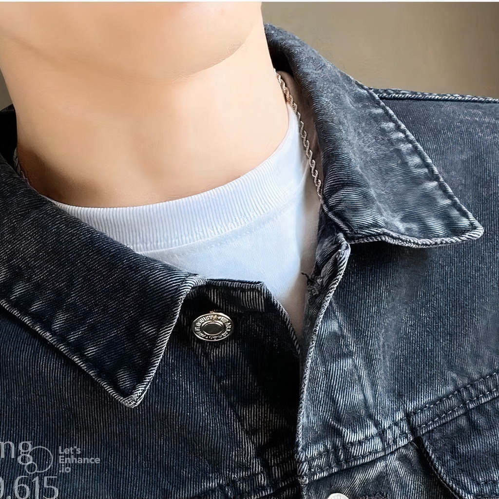 Áo khoác JEAN nam mẫu Basic AJ001, Thanh lịch & Trẻ trung phù hợp phối đồ Văn phòng & Dạo phố, vải Denim dày co dãn