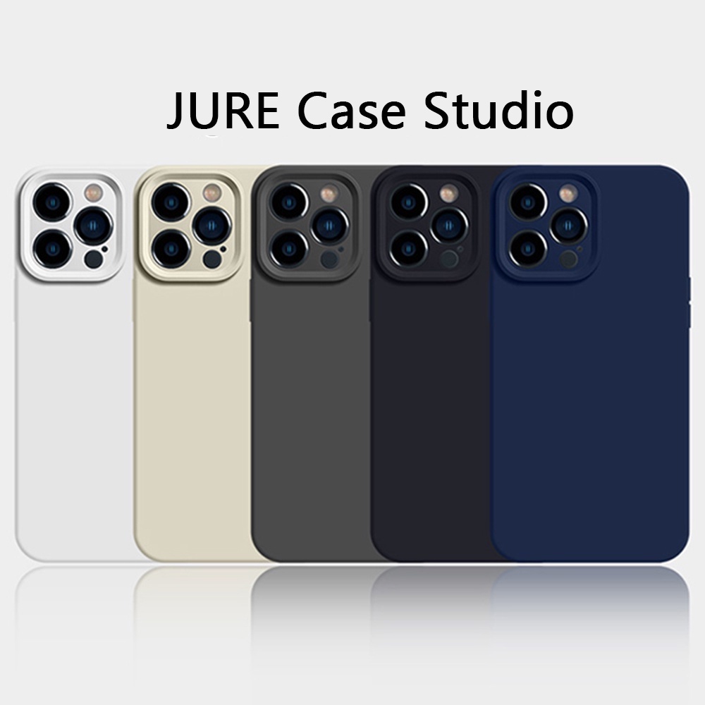 Ốp Điện Thoại TPU Mềm Chống Sốc Màu Trơn Đơn Giản Bảo Vệ Ống Kính Máy Ảnh Cho IPhone 11 12 13 14 Pro Max 14 Plus