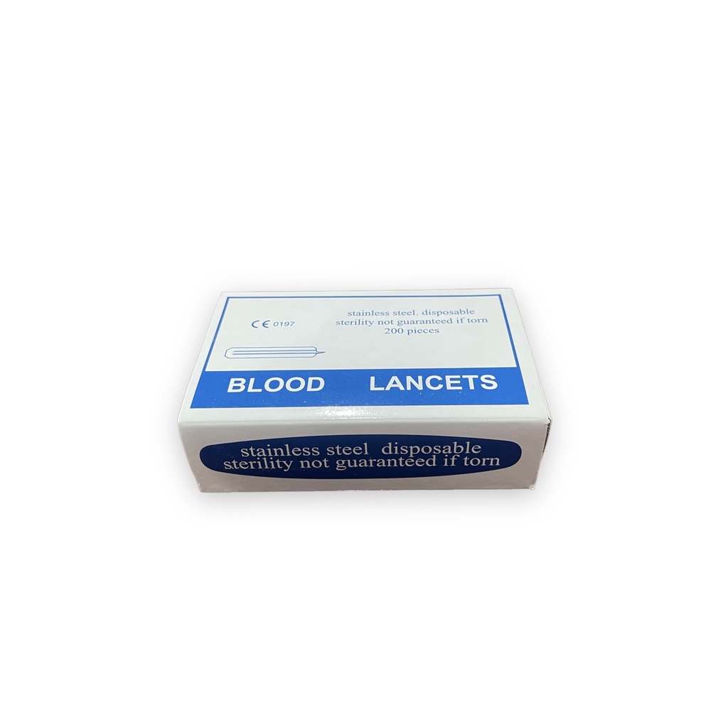Hộp 200 Chiếc Kim Nặn Mụn Chích Máu Blood Lancets