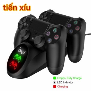 Dock sạc tay cầm Ps4 Slim Pro Ps4 Fat Ipega đa năng dùng các củ sạc thông dụng qua