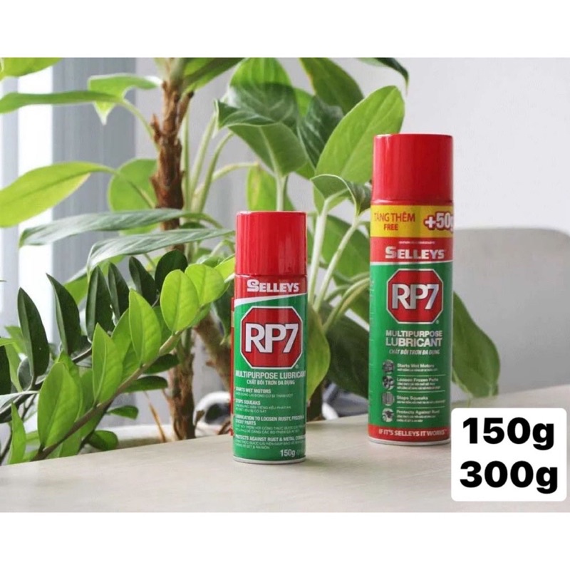 RP7 SELLEYS loại tốt, chai xịt chống rỉ sét, xịt bôi trơn và bảo vệ thiết bị, chai cầm tay 150g , 300g