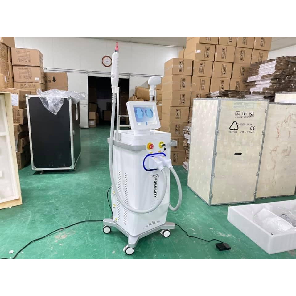 Máy Triệt Lông 2in1 808 Diode laser FQ beauty, Chuyên Triệt Lông Xóa Xăm Xóa Nám Xóa Tàn Nhang Chuyên Dùng Cho TMV SPA