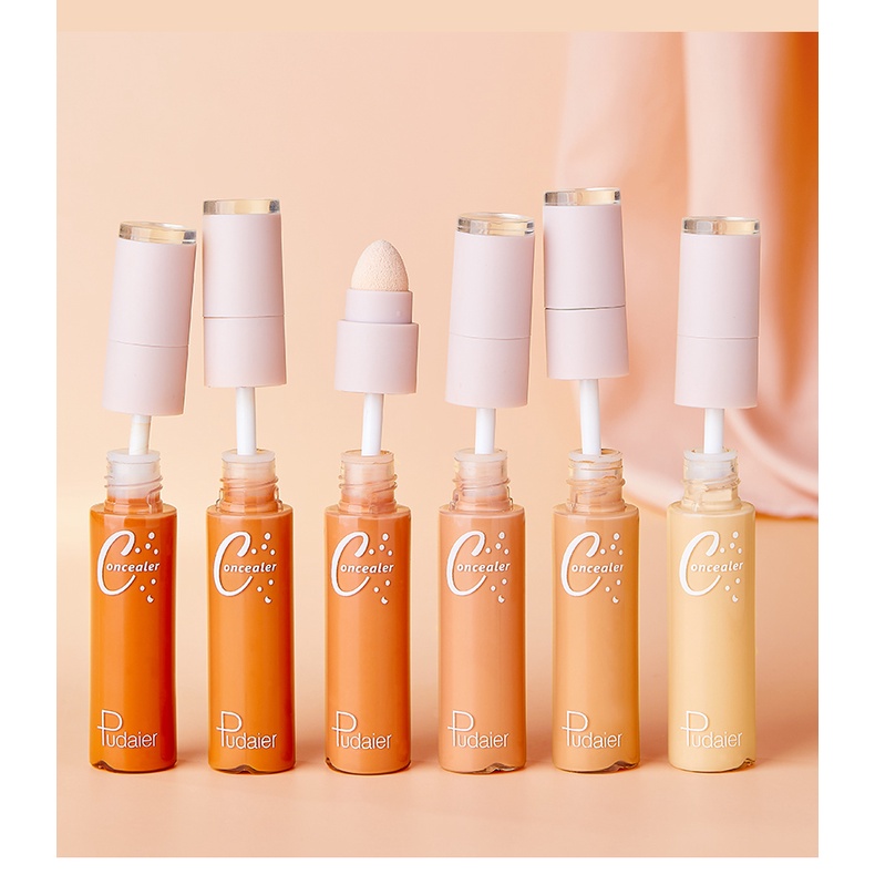 Kem che khuyết điểm dạng lỏng PUDAIER 12 màu tự nhiên tùy chọn cao cấp