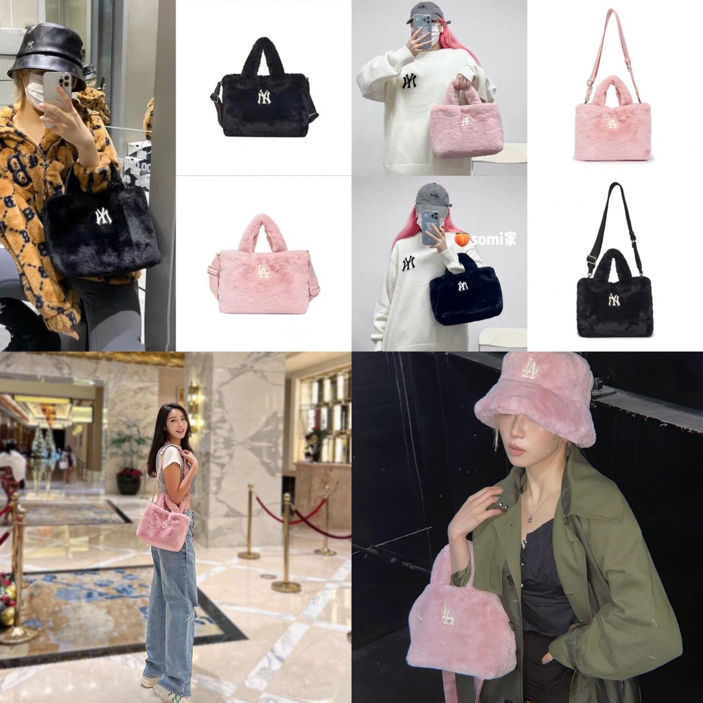 | ẢNH THẬT |Túi đeo chéo /kẹp nách lông thú ML. B Hàng Chuẩn