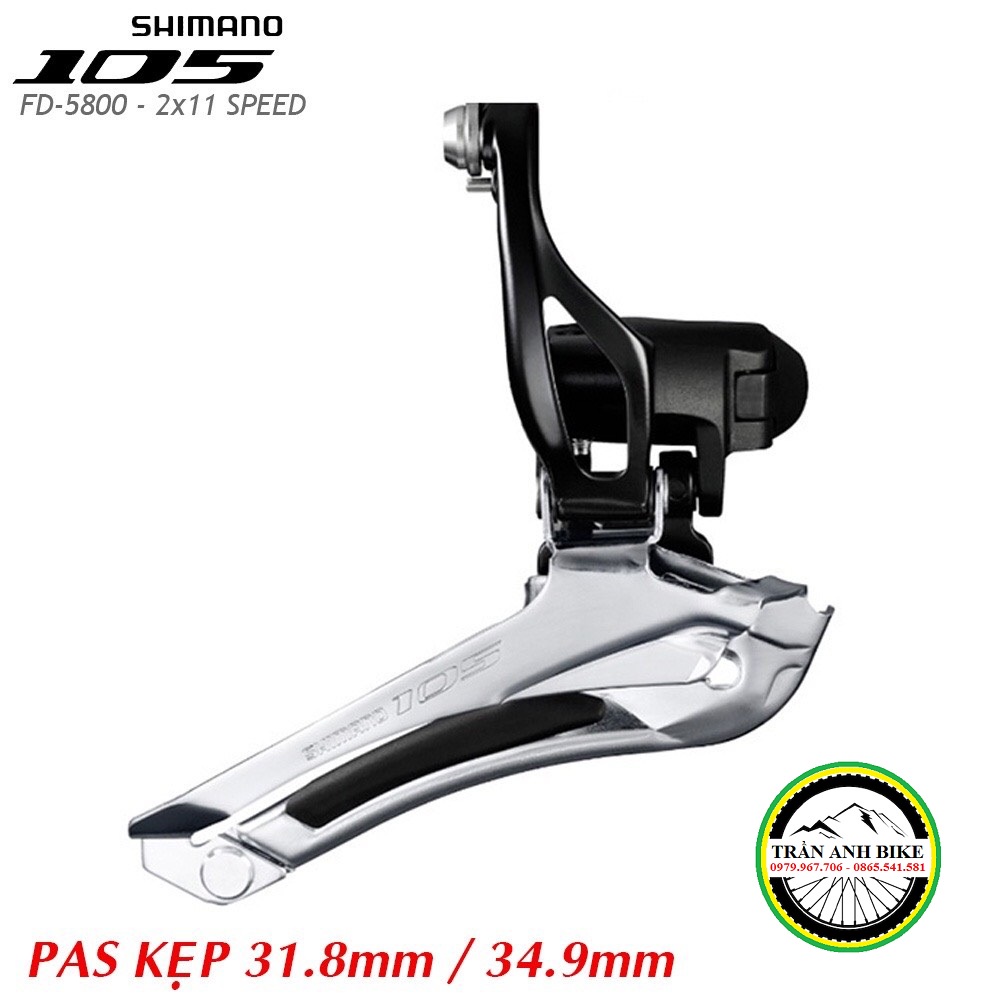 Sang đĩa  xe đạp SHIMANO 105 FD 5800 - Hàng chính Hãng