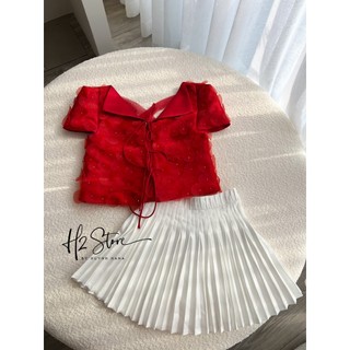 H2STORE - CHÂN VÁY NGẮN XẾP LY XÒE - QA03061