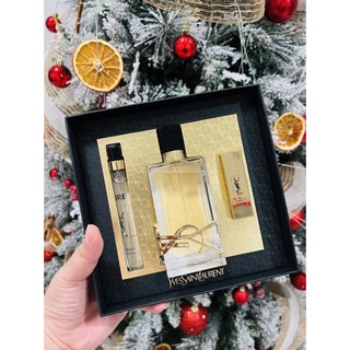 Set nước hoa YSL Libre DP Holiday Xmas (90mL & 10mL & Son YSL 21)
