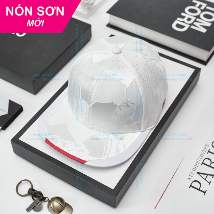 Mũ Lưỡi Trai Nón Sơn Snapback Vân Đá Trắng Chính Hãng Hàng Chuẩn Tem 7 Màu Cao Cấp Mới / Nón Kết Sơn shopnonviet