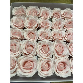 Đầu bông hoa sáp 7 lớp Hồng nhạt