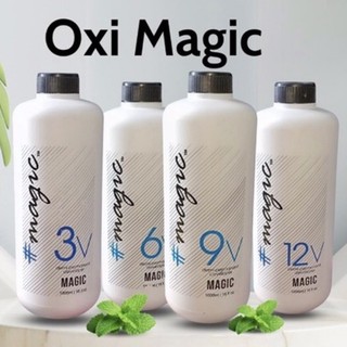 Oxy trợ nhuộm bạc hà chống xót magic 1000ml