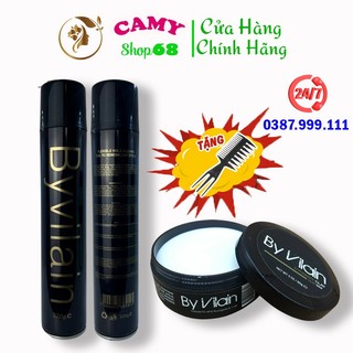 Combo gôm sáp vuốt tóc nam by vilain - tạo kiểu và giữ nếp cho tóc mùi thơm dễ chịu độ cứng 5/5