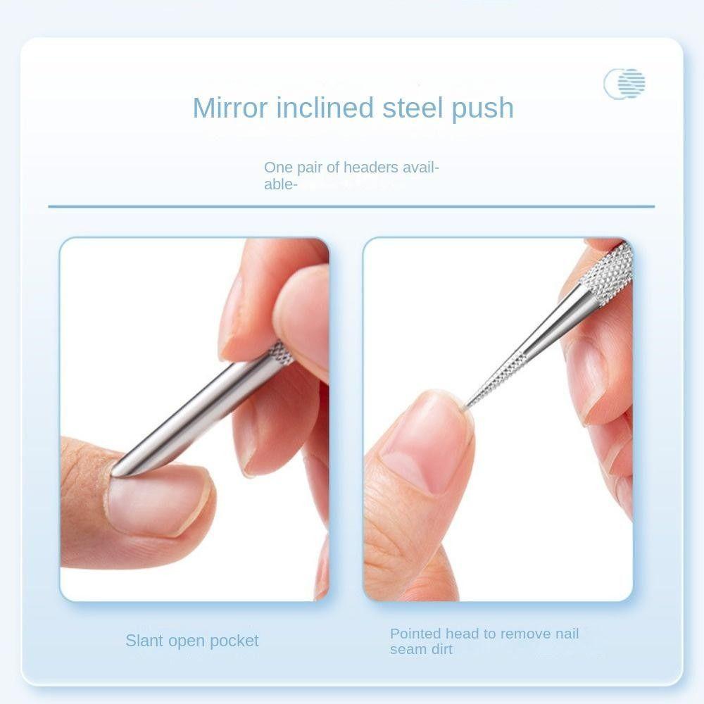 Dụng Cụ Đẩy Biểu Bì Da Chết Móng Tay Din1 Bằng Thép Không Gỉ