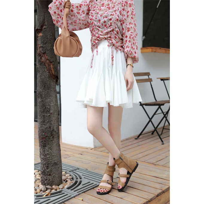 Giày Sandal Đế Xuồng Cao Hở Ngón Thoải Mái Thời Trang Xuân Hè 2023