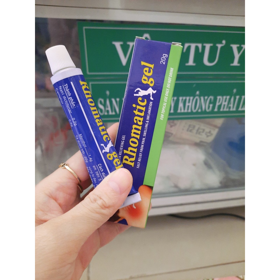 RHOMATIC GEL 20G. GIẢM ĐAU NHỨC, ĐAU LƯNG, ĐAU VAI GÁY-MP