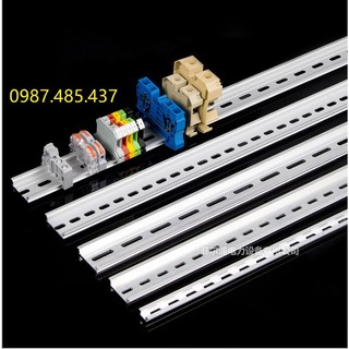 Thanh ray nhôm gài aptomat - thanh rack gài át tủ điện [ LOẠI TỐT]