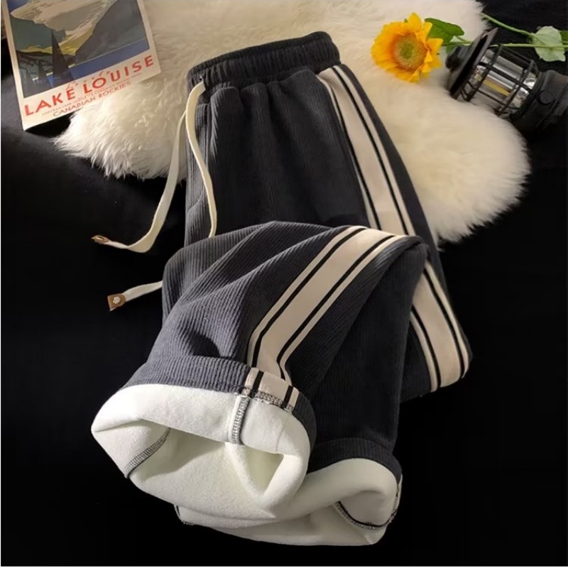 Quần Dài Lưng Thun Phong Cách hip hop Đường Phố Hàn Quốc Cá Tính Cho Nam