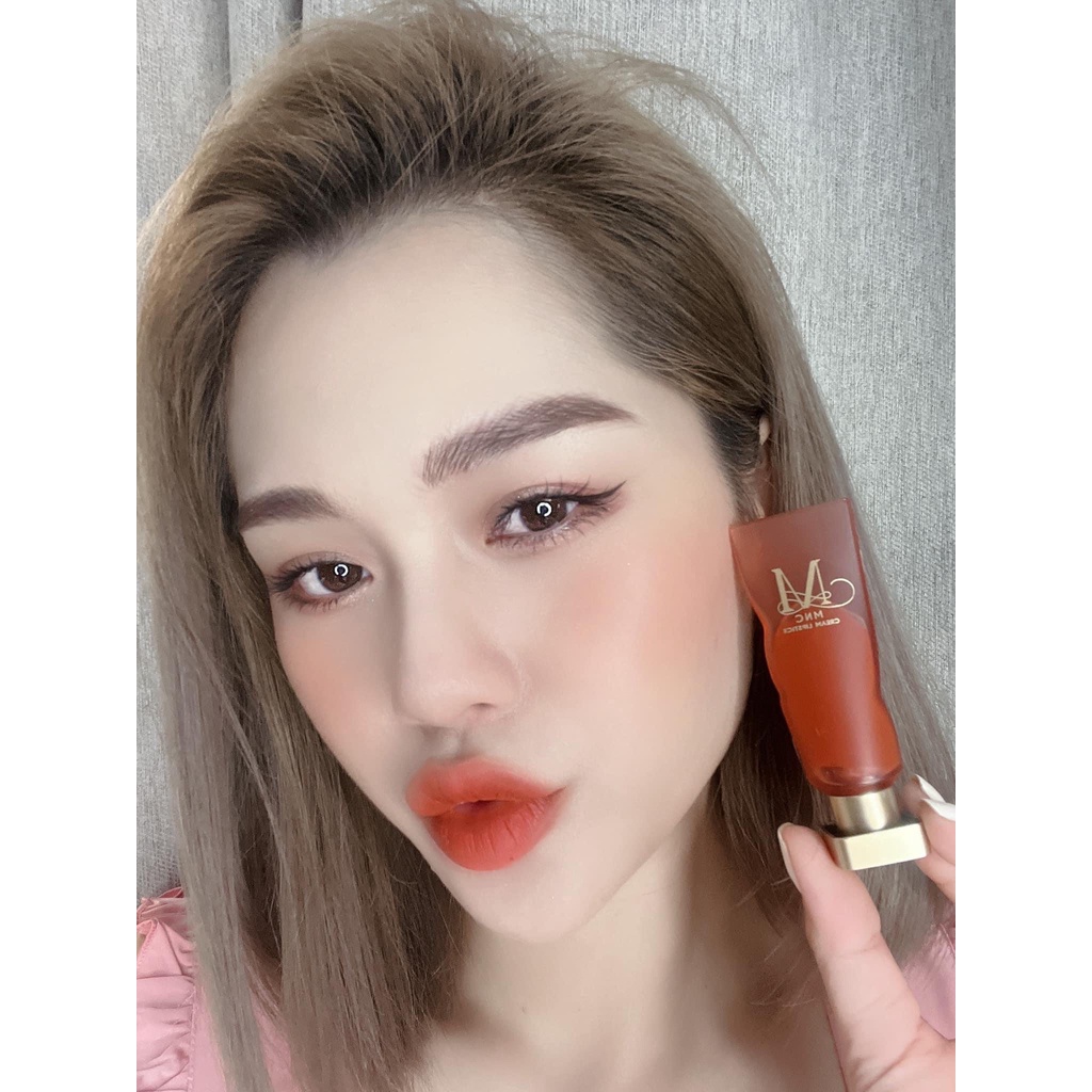 SON MNC LIPSTICK - SON KEM LÌ CREAM LIPSTICK SIÊU MỀN MỊN MÔI