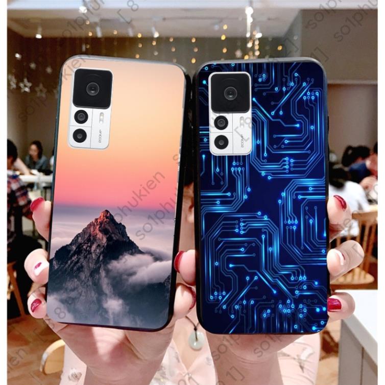 Ốp lưng Xiaomi 12T / 12T pro / K50 ultra mặt lưng ép kính chống bể hình mẫu thiết kế mới