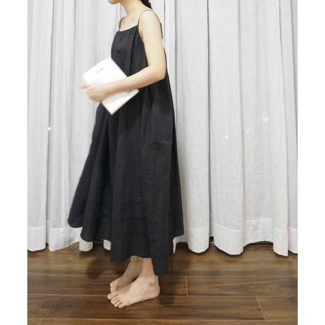 Đầm dây nhún form A