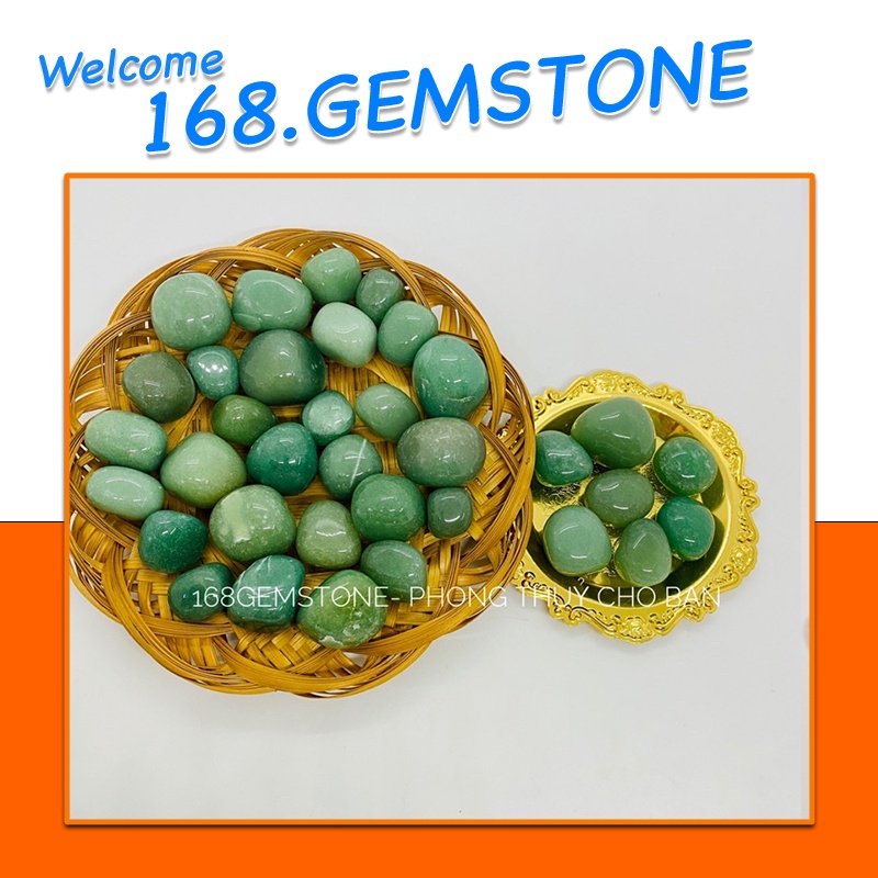 0Viên Đá Mài Bóng Tự Nhiên reiki, Thanh Tẩy ,Trang Trí chậu Cây, Thả Bể Cá