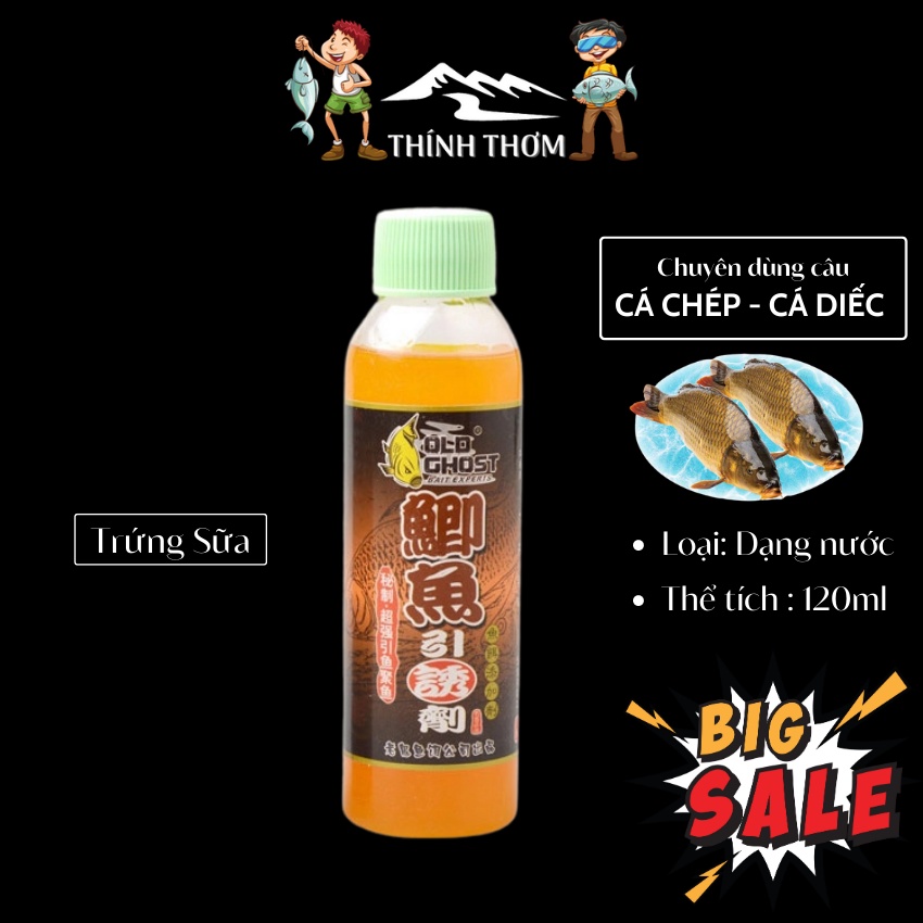 Tinh Dầu chuyên câu cá chép, diếc cực hiệu quả