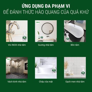 Combo Tẩy dầu mỡ và tẩy cặn canxi 500g