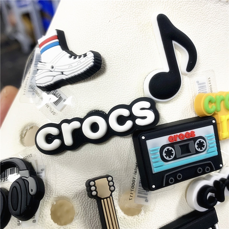 Jibbitz Crocs Phụ kiện khóa giày Love Music Series PVC Giày Badge Trang trí FZL68
