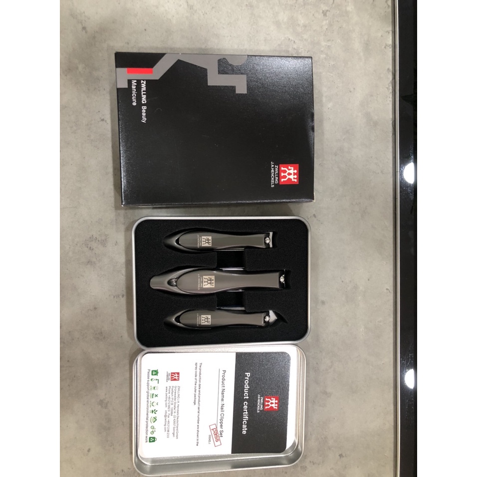 Bộ bấm móng tay set 3 món bấm móng tay, móng chân và bấm da hiệu Zwilling Đức - Gia Dụng Nhật TC