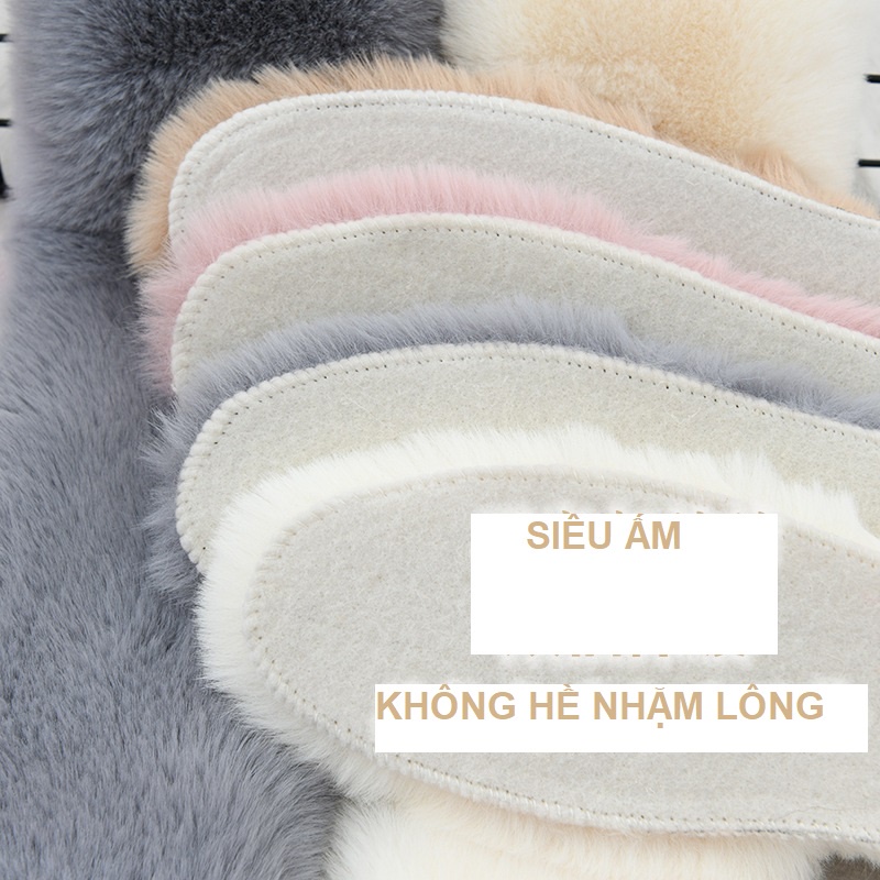 1 Đôi Lót Giày Lông Mèo Cực Ấm