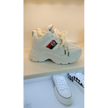 Giầy thể thao nữ độn đế 8 phân 2 vạch