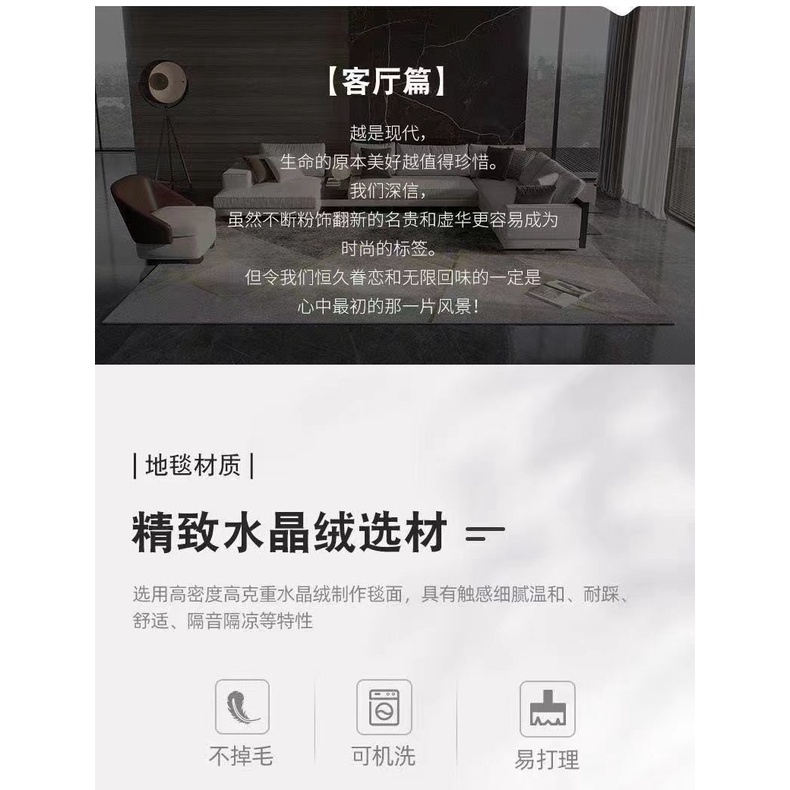 Thảm Trải Sàn Phòng Khách / Ngủ / Sô Pha / Phòng Khách Sạn Kiểu Dáng Độc Đáo Sang Trọng