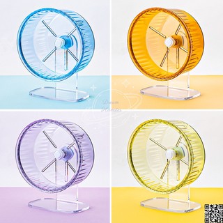 Wheel pha lê cao cấp trong suốt 18cm cho Hamster