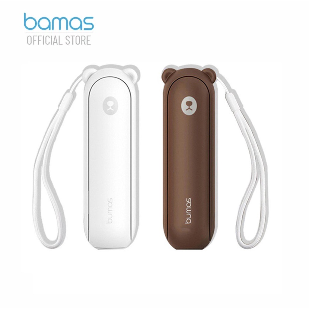 Quạt Mini Cầm Tay Đa Năng BUMAS BF03, Kiêm Sạc Dự Phòng và Đèn Pin Chiếu Sáng, Pin Trâu chạy không dây lên đến 20h