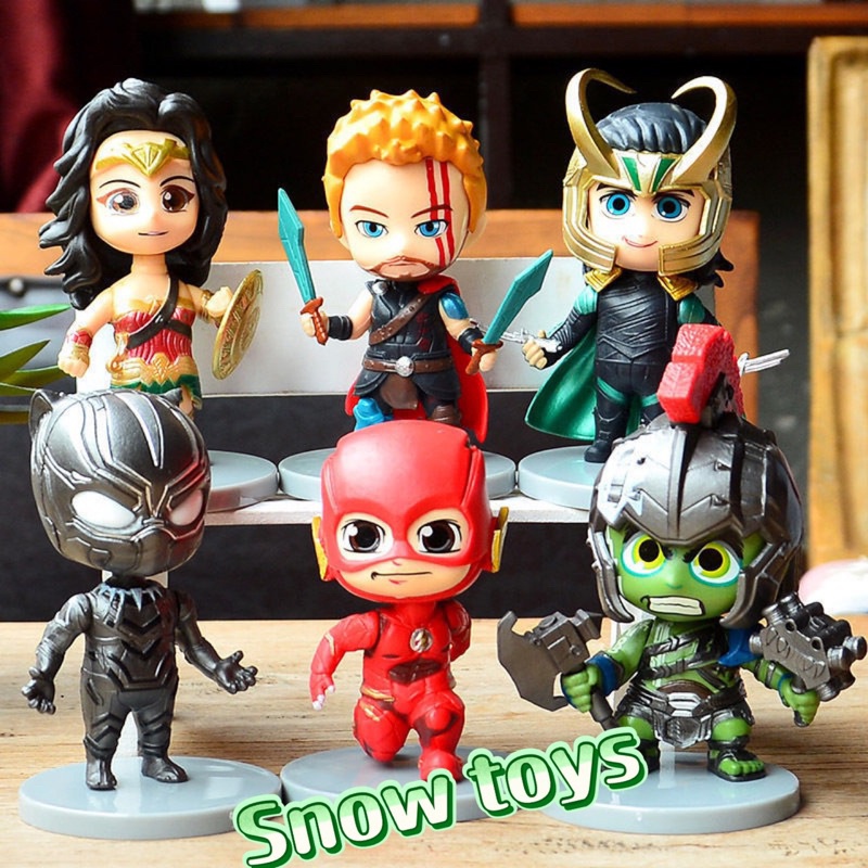 Mô hình Avengers DC Marvel Thor Captain America Black Panther Black Widow Batman Hulk Loki Thanos Doctor Strange Iron