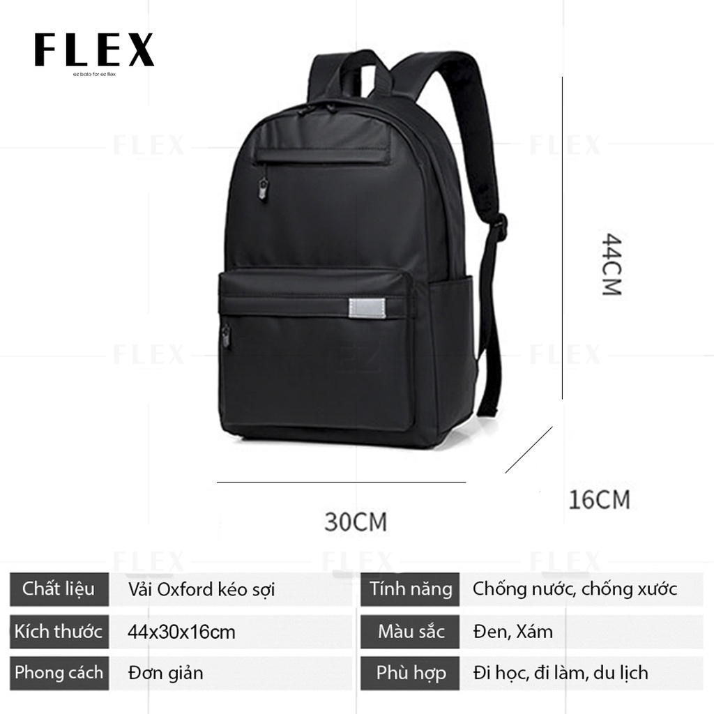 Balo đi học chống thấm nước thời trang BLT03 , Cặp đi học nữ nam basic đựng laptop 15.6 inch, Ba lô học sinh đẹp