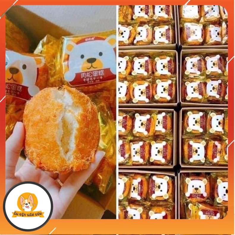 Một hộp 30 cái bánh ruốc gấu Đài Loan