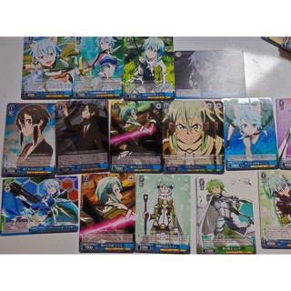 1 thẻ weiss schwarz sword art online chính hãng - sao - sinon - jp