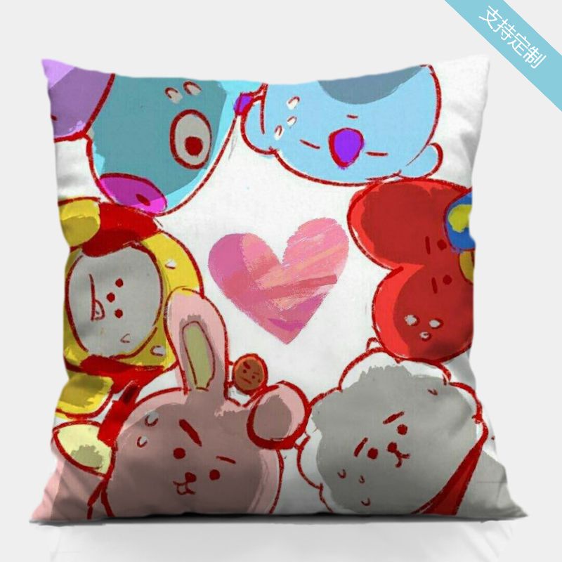 Gối Ôm Hình BT21 Dễ Thương Xinh Xắn