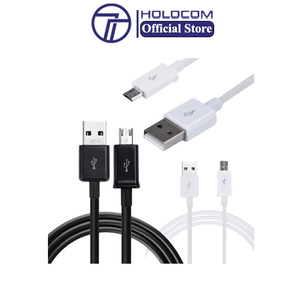 Cáp Sạc HOLOCOM HM01 Chân Cắm Micro USB Dài 1m Sạc Cho Mọi Dòng Điện Thoại Androi Vivo Oppo Huawei Samsung Nokia Xiaomi