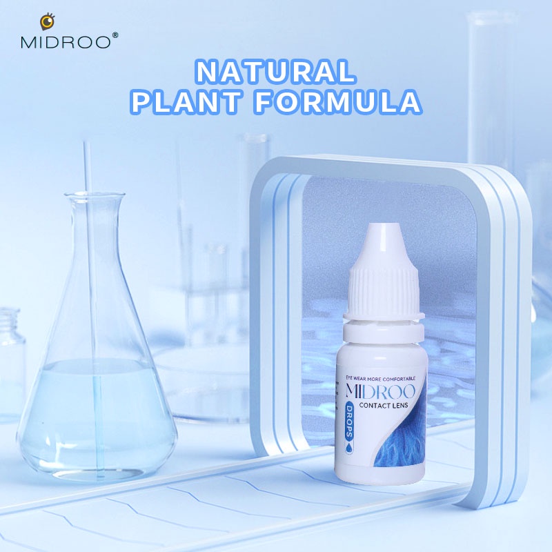 Dung dịch chăm sóc mắt MIDROO 10ml hỗ trợ đeo kính áp tròng tiện dụng