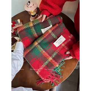 Khăn len kẻ caro bản to K13