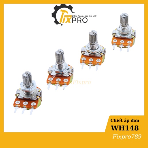 Combo 10 chiếc chiết áp đơn 10K WH148 - 15mm