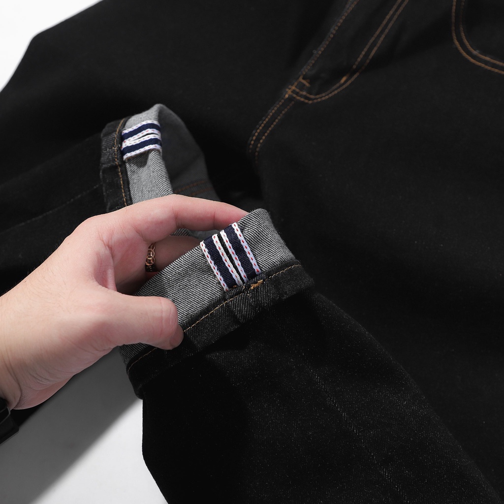 QUẦN BÒ - QUẦN JEAN - DEFOXX - INDIGO BLACK  - FORM SLIM FIT - CODE: 221250