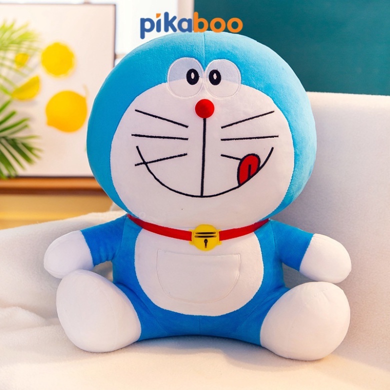Gấu bông doraemon hình thú mềm mịn size 28cm Pikaboo nhỏ xinh siêu dễ thương cho bé - Hàng mới về
